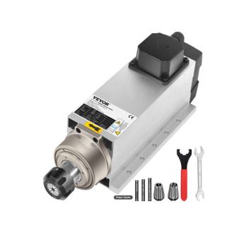 VEVOR 4KW 2220V Air Cooled Spindle Motor ER25 CNC Air Cooling Spindle Motor for CNC Engraving Milling Machine