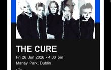 the Cure tickets Marlay park