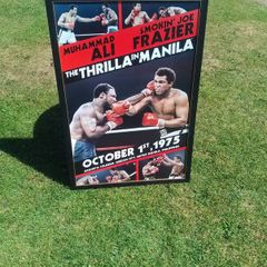 Thrilla in Manila fight poster