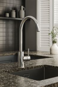 Tivoli Chrome Kitchen Sink Mixer Tap | Single Lever