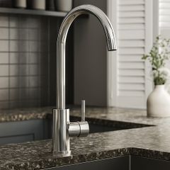 Tivoli Chrome Kitchen Sink Mixer Tap | Single Lever