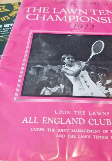Wimbledon - Lawn Tennis Championships Programme - 1972 - Tuesday 4th July - Day 8