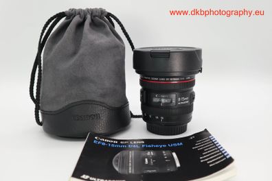 Canon EF 8-15mm F4L USM Fisheye Ultra-Wide Lens #0468
