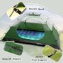 Tent, 2-4 Man Tent for Camping, Easy Setup Lightweight Two Doors PU3000mm Waterproof Dome Tent, Windproof Instant Outdoor Tent Suitable for Traveling, Beach, Camping, Hiking, Mountaineering Image 4