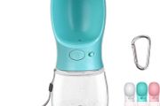 Dog Water Bottle Portable Dog Drinking Bottles for Walking Travel,Leak-Proof Puppy Water Dispenser &amp; Feeder for Hiking, Camping, Outdoor Doggy Drinking Gift-350ml