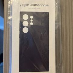 Leather S24 Ultra Case Purple