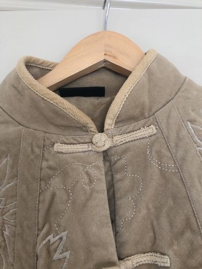 Suede effect vintage Jacket