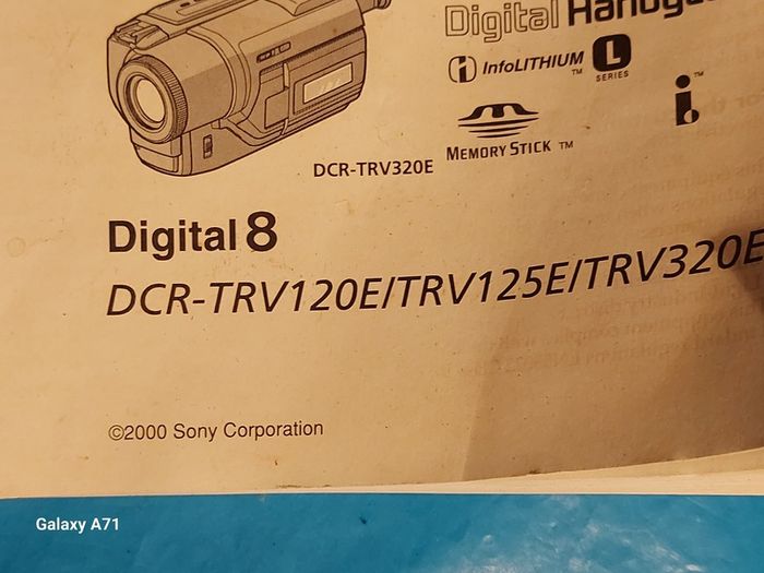SONY Digital Handycam, Model DCR-TRV320E with Carry Case, Video Leads, Charger, New Blank Tape, Manuals, A True Blast from the Past, in excellent condition