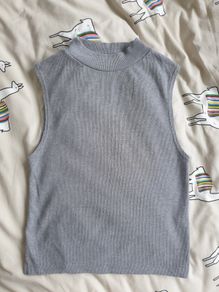 Topshop MockNeck Sleeveless Top (8)
