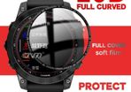 20D Screen Protector for Garmin Fenix 7S Smart Watch Full Cover Soft Protective Film Not Glass