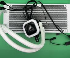 Corsair H100i RGB Platinum SE White 240MM AIO Liquid CPU Cooler