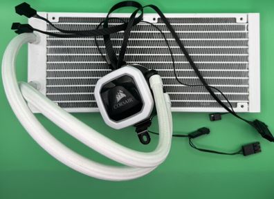 Corsair H100i RGB Platinum SE White 240MM AIO Liquid CPU Cooler