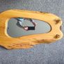 Wooden hand crafted mirror Image 2
