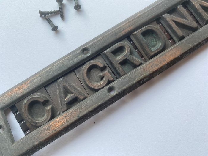 Victorian House Name sign