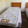 2 Single Beds with Mattresses and Pine Headboards Image 3