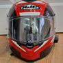 HJC C70 Motorcycle Helmet Koro MC1 Black White Red Image 6