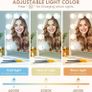 Vanity Mirror, Hollywood Makeup Mirror with 12 Light Bulbs, 3 Color Modes and Adjustable Brightness, Touch Control, Detachable 10X Zoom Mirror (White) Image 2