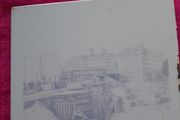Laser-engraved art work Paris scene