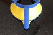Prevents water getting in children's eye when hair washing.