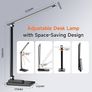 One Fire LED Desk Lamp,15 Modes LED Desk Light,500 Lumen LED Lamp,Dimmable Reading Lamp,Desk Lamps Office,Adjustable LED Table Lamp,Black Desk Lamps for Study Lamp,Reading Lamps for Bedside Table Image 5