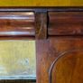 Georgian or Regency period mahogany side board with wine racks Image 2
