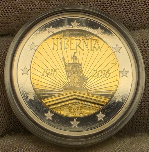 Ireland 2016 Proof 2 Euro Coin 100th Anniversary of the Proclamation of the Irish Republic