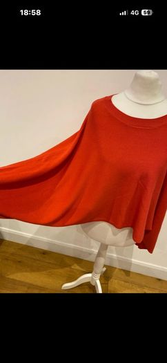 Massimo Dutti batwing cotton knit top size 12-14