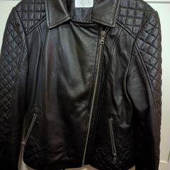 lady leather jacket