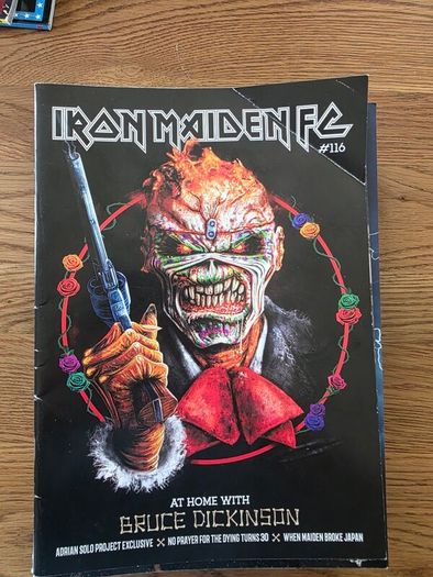 Iron Maiden Fan Club Magazines. Multiple Issues incl. number 100 & 99.5