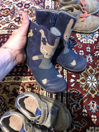 Leather shoes Clarks (bundle of two)