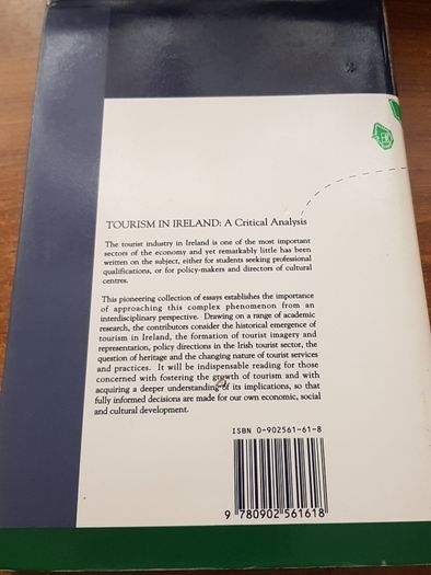 Tourism in Ireland: A critical analysis, Barbara O'Connor, Michael Cronin
