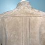 Atmosphere Ladies Beige Leather Jacket Size 8 Image 8