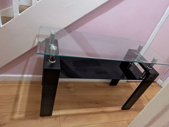 Glass Hall Table