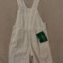 Benetton White Cotton Dungaree Shorts, New With Tags Image 4