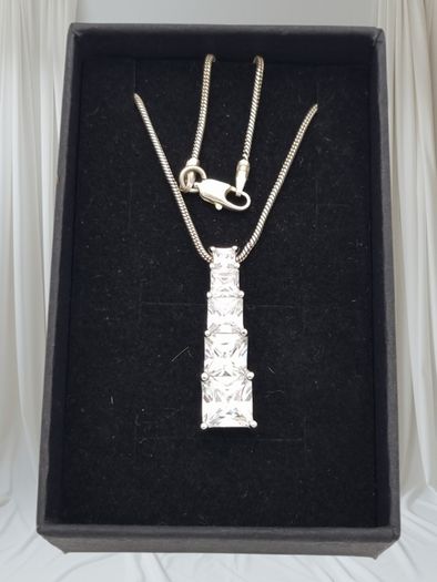 Silver Cubic Zirconia Necklace