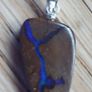 Australian Boulder Opal Pendant 5.55 ct on 925 Silver Image 4