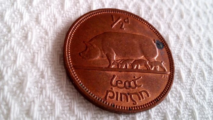 Irish Halfpenny. 1965.