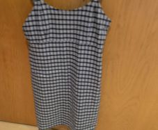 Hollister black and blue plaid dress