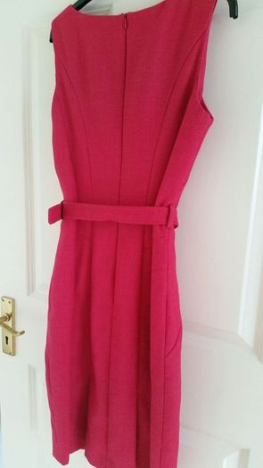 Next Pink Midi Dress - Size 6R