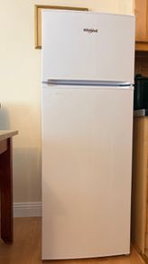 Fridge with freezer box