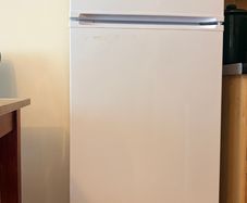 Fridge with freezer box