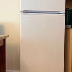 Fridge with freezer box