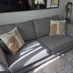 Beautiful grey sofa