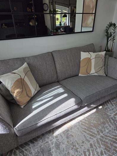 Beautiful grey sofa