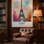 Paris Wall Art Print, Travel Art Poster Image 5