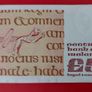 Irish 1993  "Scotus"  Five pound banknote in A/ UNCIRCLULATED condition Image 3