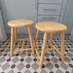 Solid wood stools
