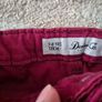 burgundy trousers, size 7-8y Image 3
