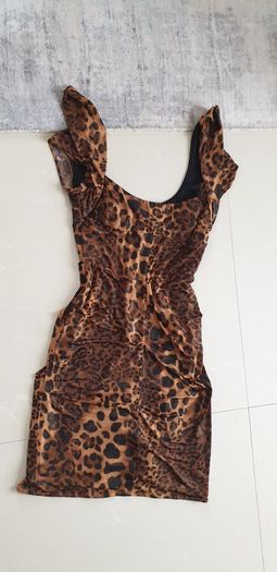 Nightway Leopard print M dress rrp130