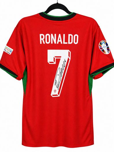 Signed Cristiano Ronaldo Portugal 2024 Home Jersey - New with COA